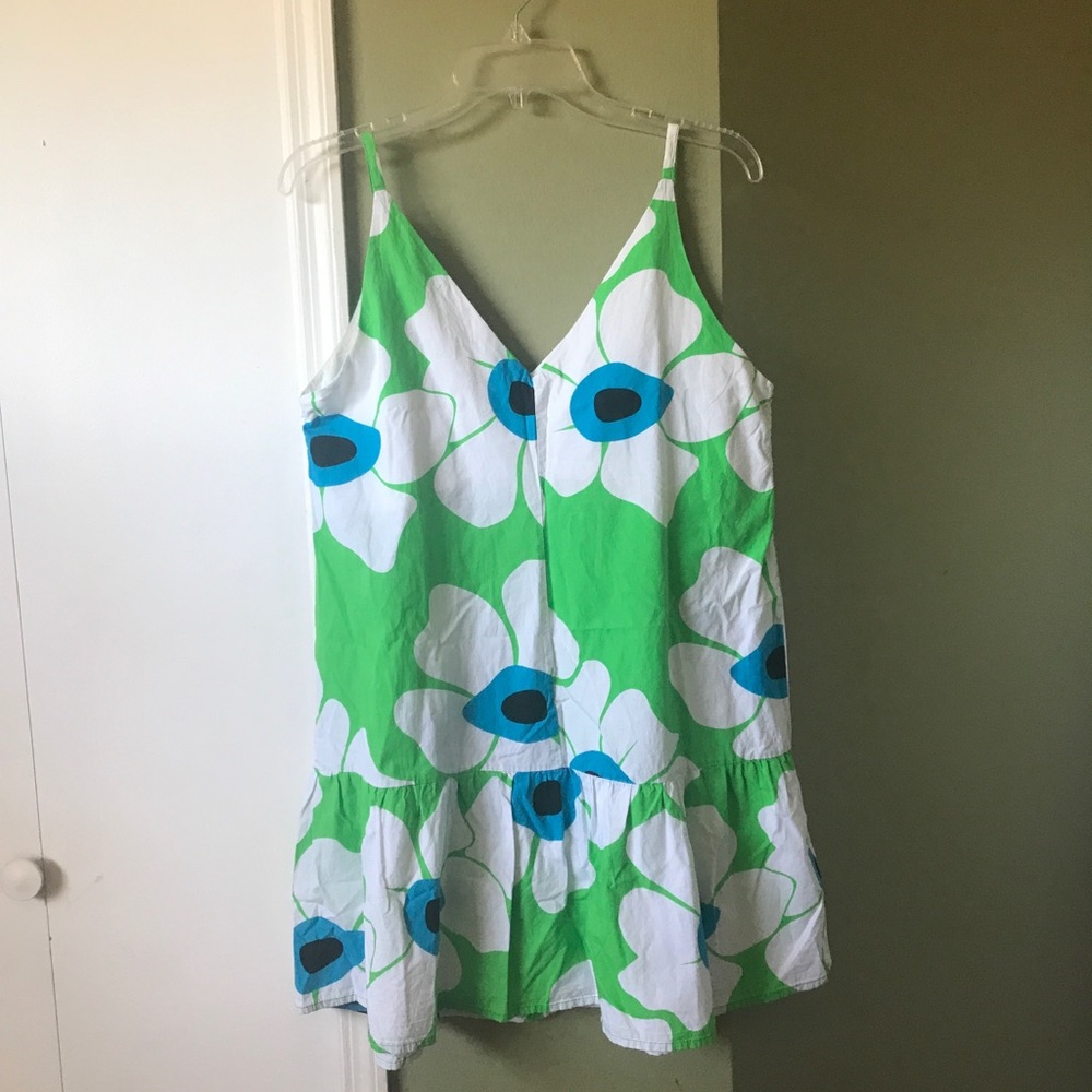Hering Women’s Floral Cotton Spaghetti strap dress Size M